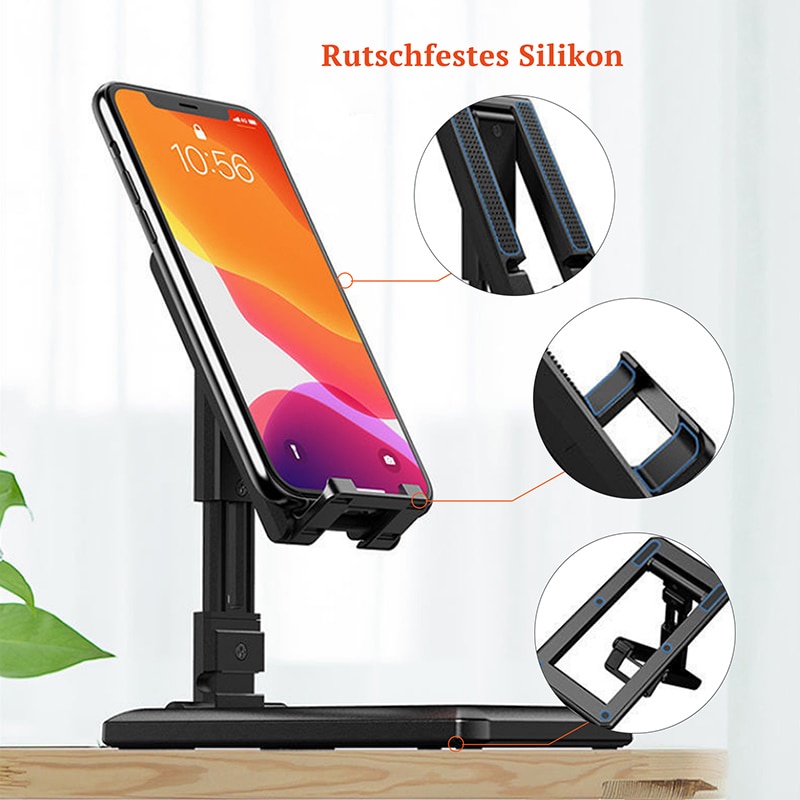 Giá đỡ điện thoại/máy tính bảng có thể điều chỉnh tiện dụng bằng nhựa abs