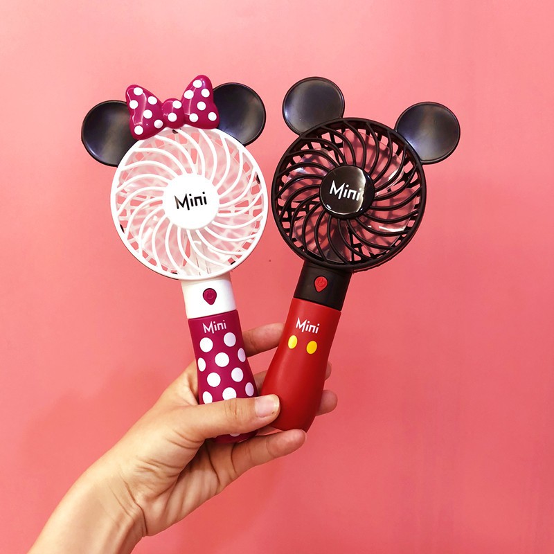 Quạt usb Hình cartoon chuột mickey Dễ thương