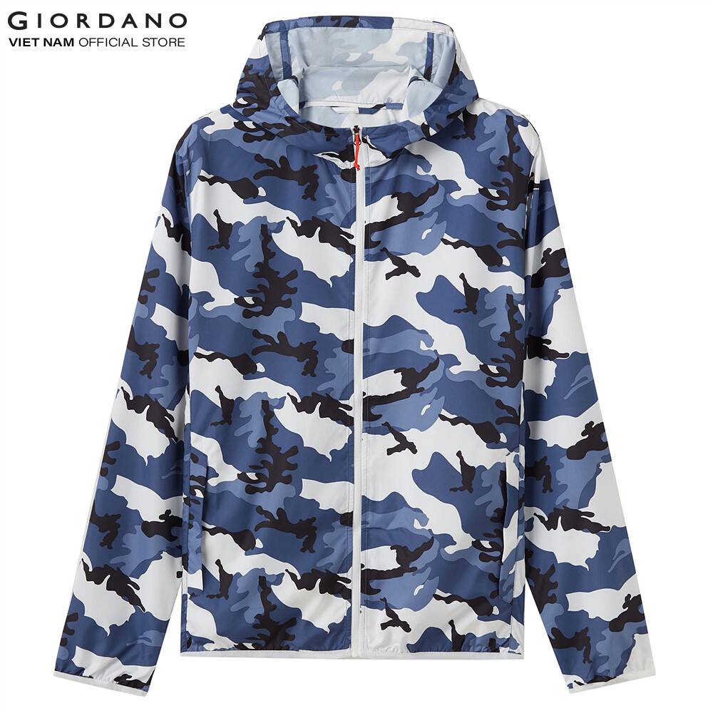 Áo khoác dù nam Windbreaker Giordano 01070001