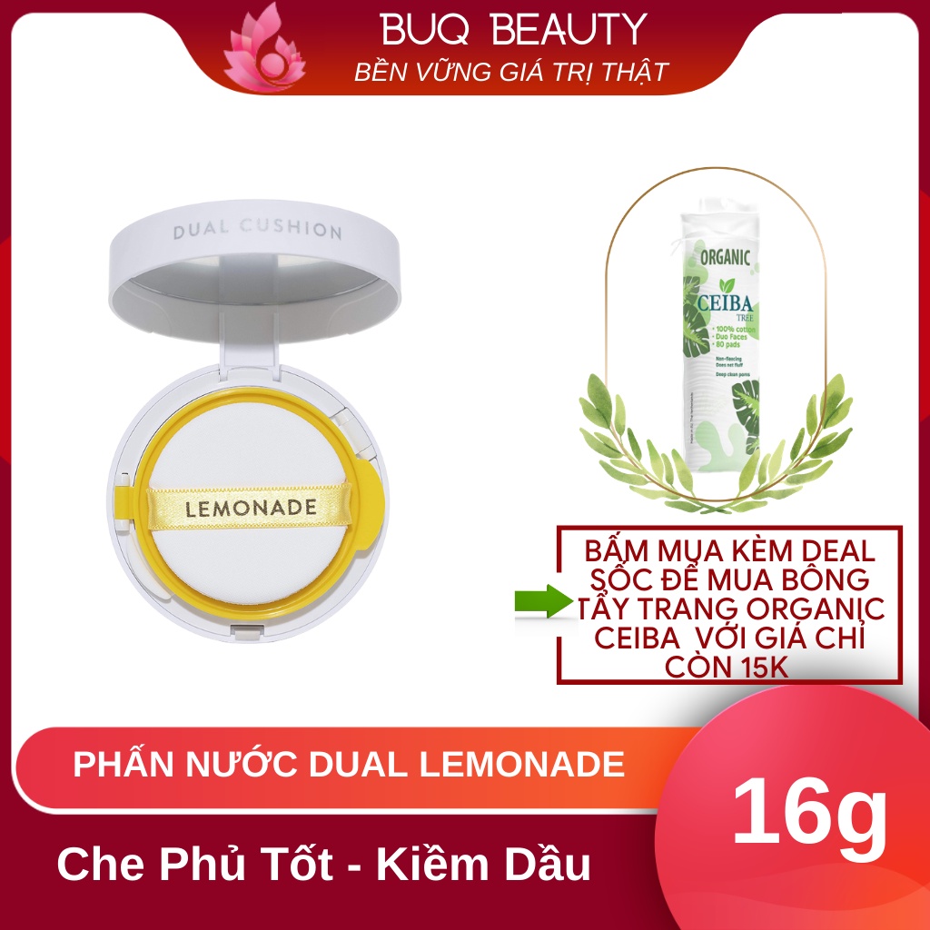 PHẤN NƯỚC KIỀM DẦU LEMONADE MATTE ADDICT DUAL CUSHION ( KÈM FILLER )