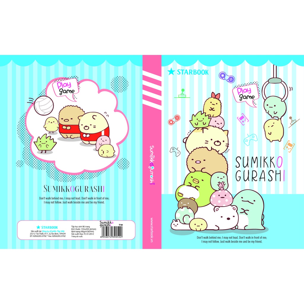 Tập Học Sinh Caro Starbook SUMIKKO GURASHI T70R