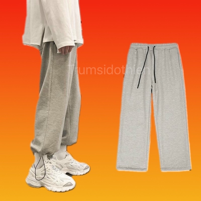 [ Mặc-2 Kiểu ] Quần cull nỉ dây rút chân mặc 2 kiểu siêu hot | BigBuy360 - bigbuy360.vn