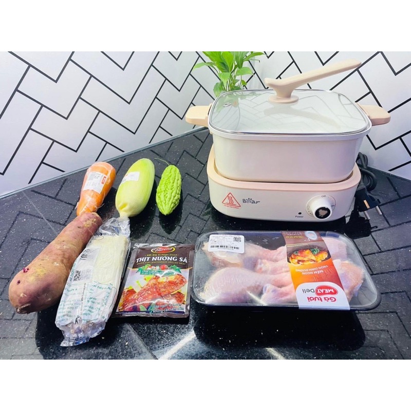 Nồi lẩu đa năng Bear 7in1 - DHG - C 40 M1