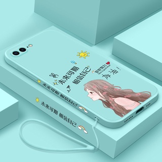 Ốp Điện Thoại Silicon Mềm Có Dây Đeo Cho iPhone 6 6s iPhone7 plus 8plus se2020 6plus 6s plus xs max ix xr