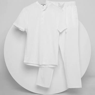 Đồ Bộ Đũi Nam-Đ01- Set Bộ Quần Áo Đũi Nam Mùa Hè Cổ Bẻ Lịch Sự Siêu Mát  -XƯỞNG MAY THẢO PHẠM | BigBuy360 - bigbuy360.vn