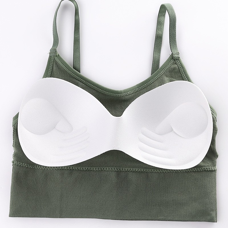 Áo ngực bra nữ len tăm gân thể thao nâng ngực - Áo lót bralette tập gym coton mềm không gọng mút mỏng YLY22 | BigBuy360 - bigbuy360.vn