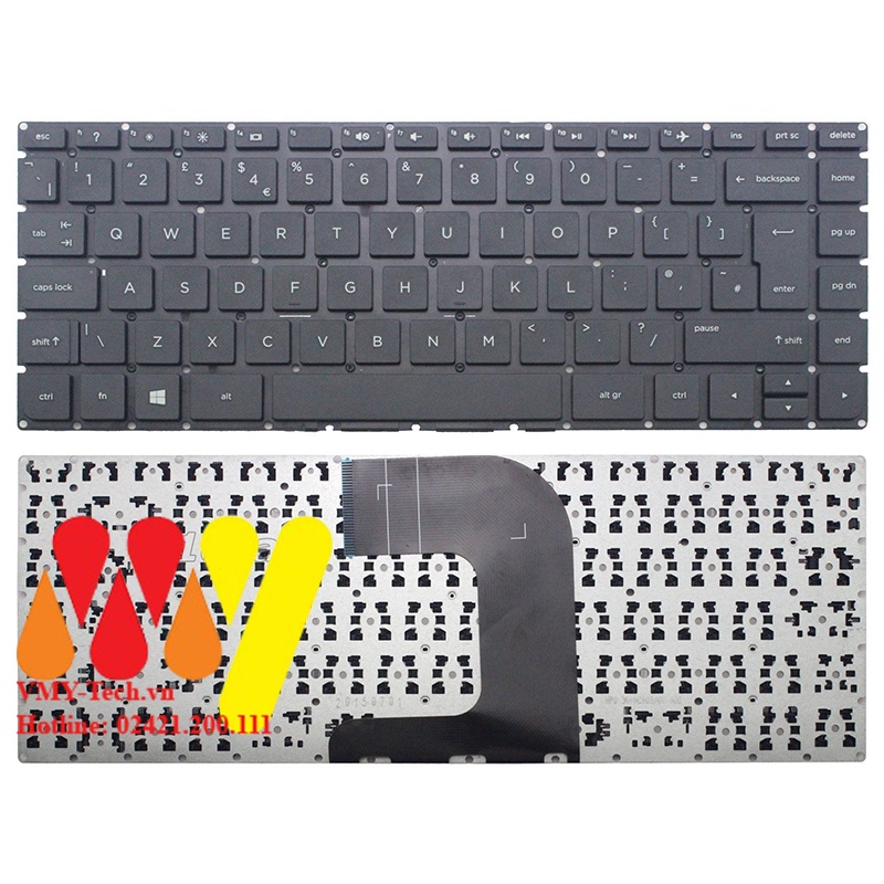 Bàn Phím Laptop HP 340-G3 346-G3 348-G3 348-G4 340 G3 346 G3 348 G3 348 g4