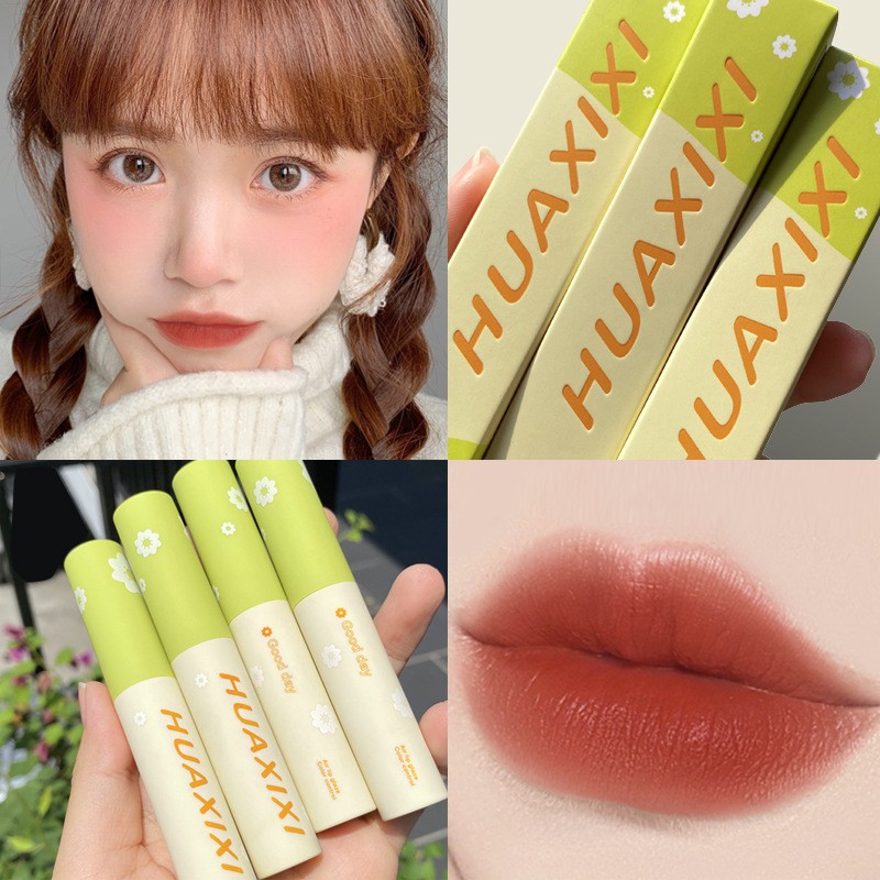[Hàng mới về] Son môi HUAXIXI chất nhung chống thấm nước chống dính cốc chất lượng cao | BigBuy360 - bigbuy360.vn