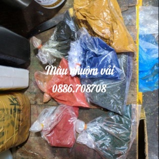 Màu nhuộm quần áo ,lưới ,gỗ gần 100g