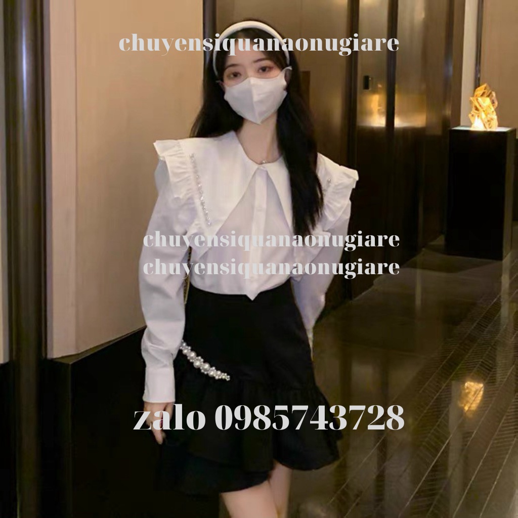 áo babydoll tay bèo tiểu thư hàng QCCC loại 1 A00010 kaca chuyensiquanaonugiare