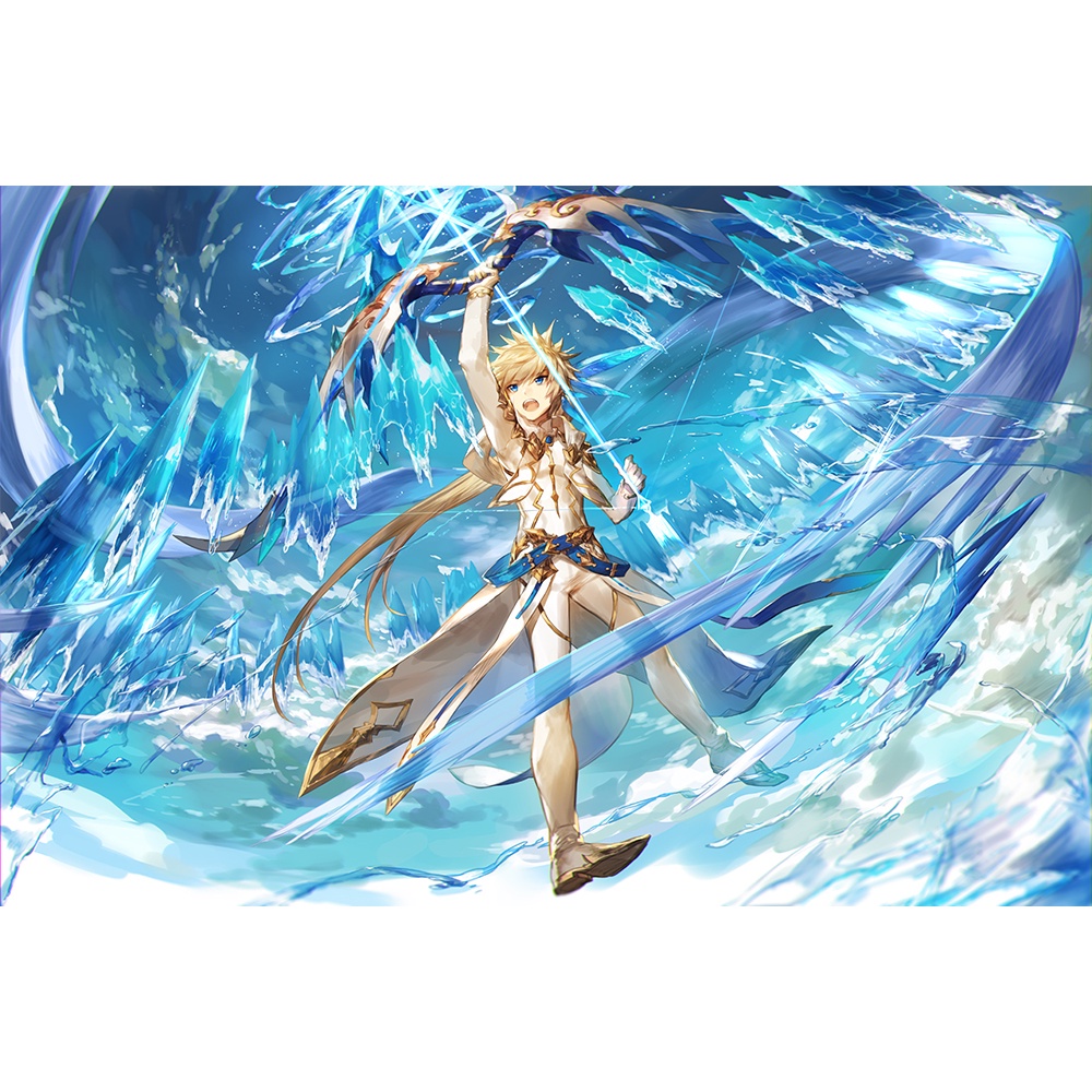 Poster A4 dán tường Anime, decal 21x30 trang trí có keo Tales of Zestiria the X Wallpapers (3) png, nhận in theo yêu cầu