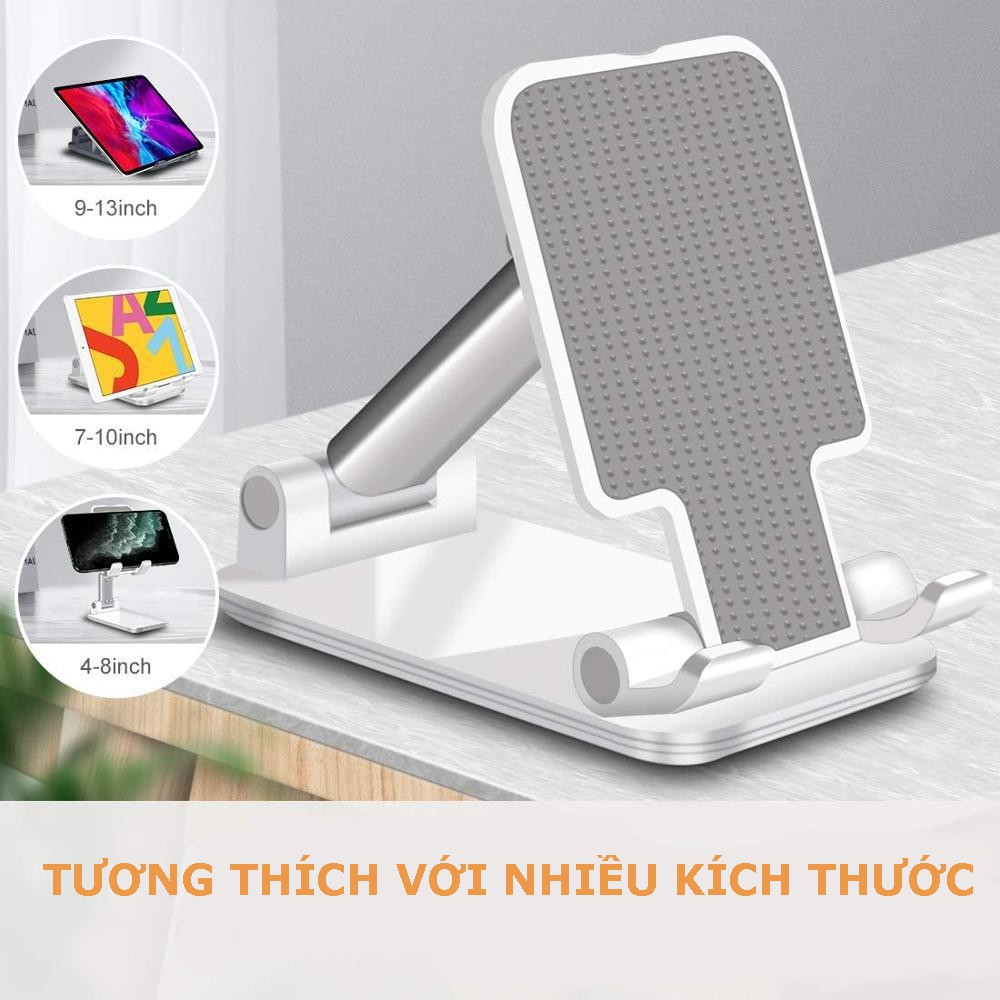 Giá đỡ điện thoại ipad máy tính bảng để bàn gấp gọn. Hàng loại 1 rất chắc chắn GD10