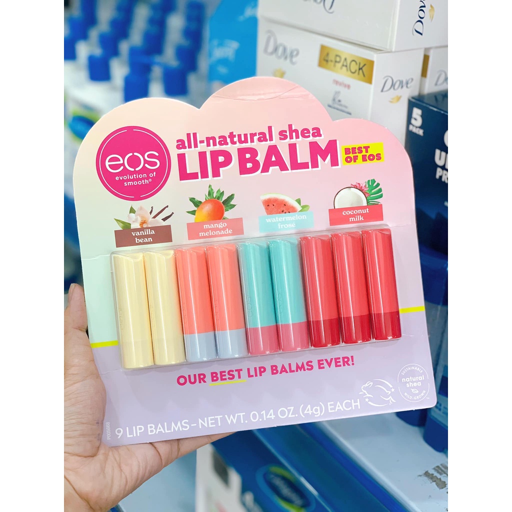 eos Best of eos Lip Balm, 9 Sticks