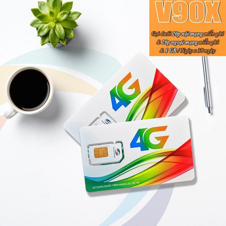 SIM V90X - CẢ THÁNG  NGHE GỌI MIỄN PHÍ, TRUY CẬP INTERNET TỐC ĐỘ CAO CHỈ VỚI 90K NHẬN NGAY ƯU ĐÃI (BAO TRỌN 1 NĂM)