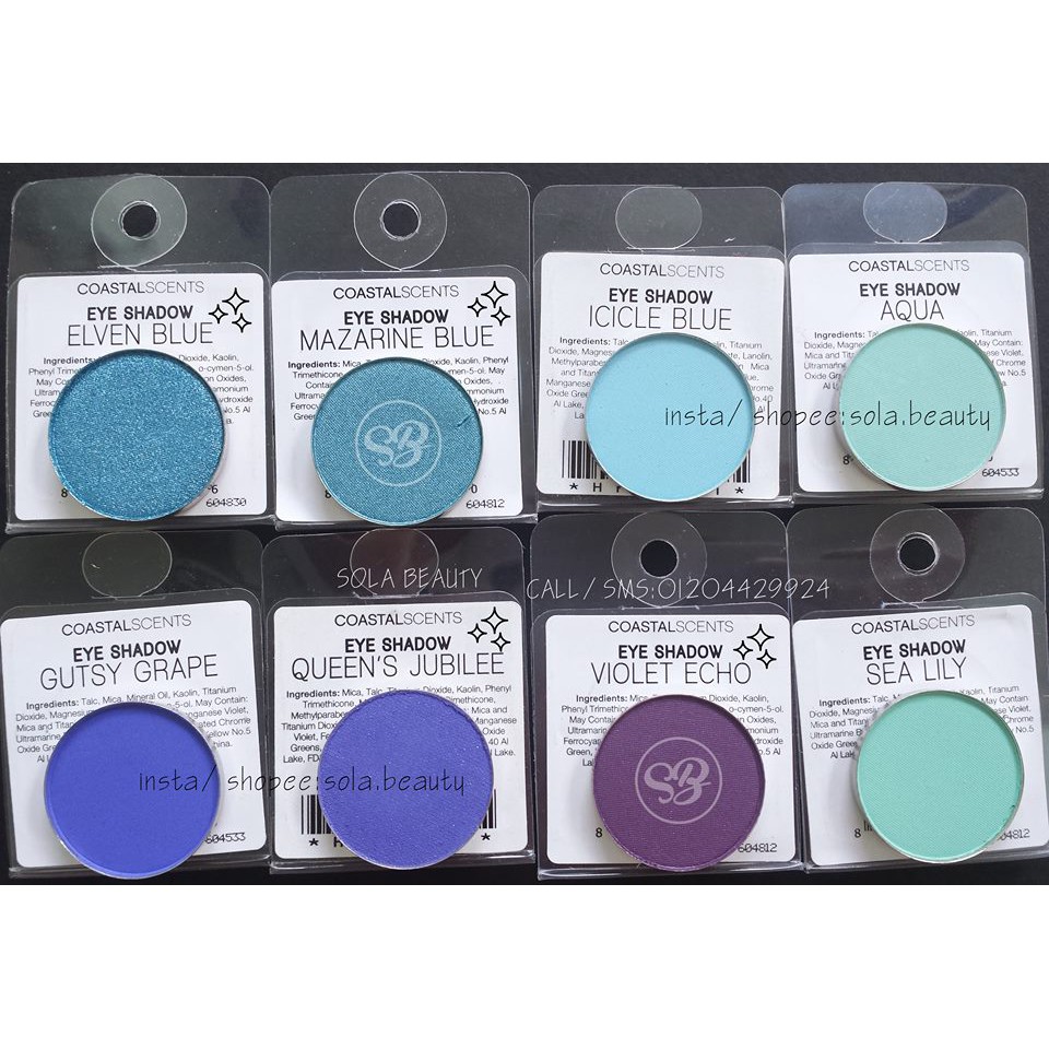 Các màu mắt lẻ (P.8) - Coastal Scents | BigBuy360 - bigbuy360.vn