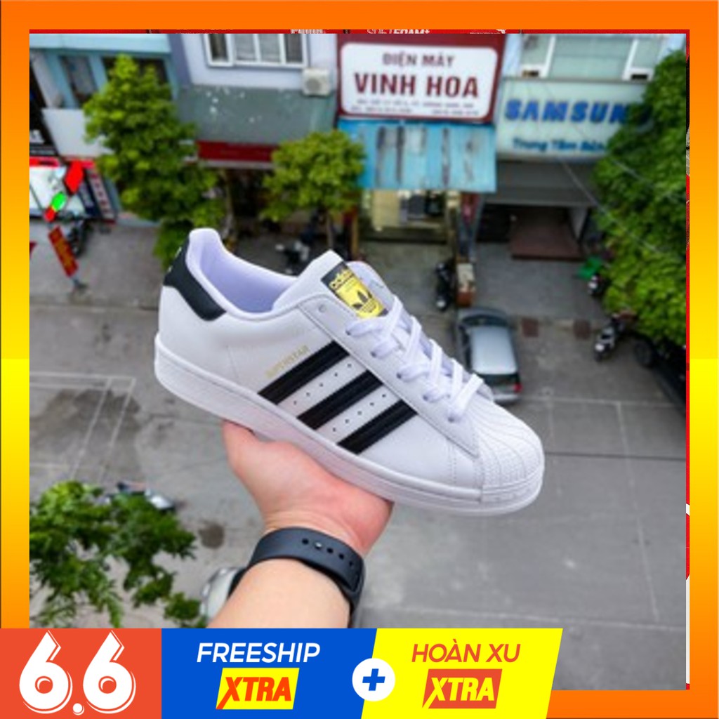 ⭕[Freeship] [Giá Rẻ] ⭕Giày thể thao adidas superstar 3 sọc Unisex chính hãng US Fullbox