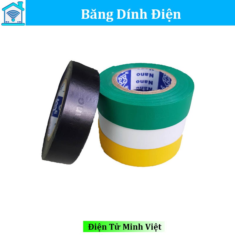 Băng Dính Điện Nano Màu Đen Đỏ Vàng Xanh Theo Yêu Cầu