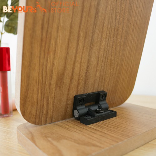 Gương Soi Để Bàn Trang Điểm Gỗ Mini BEYOURs PhấnMirror Đẹp Nội Thất Decor Phòng Ngủ