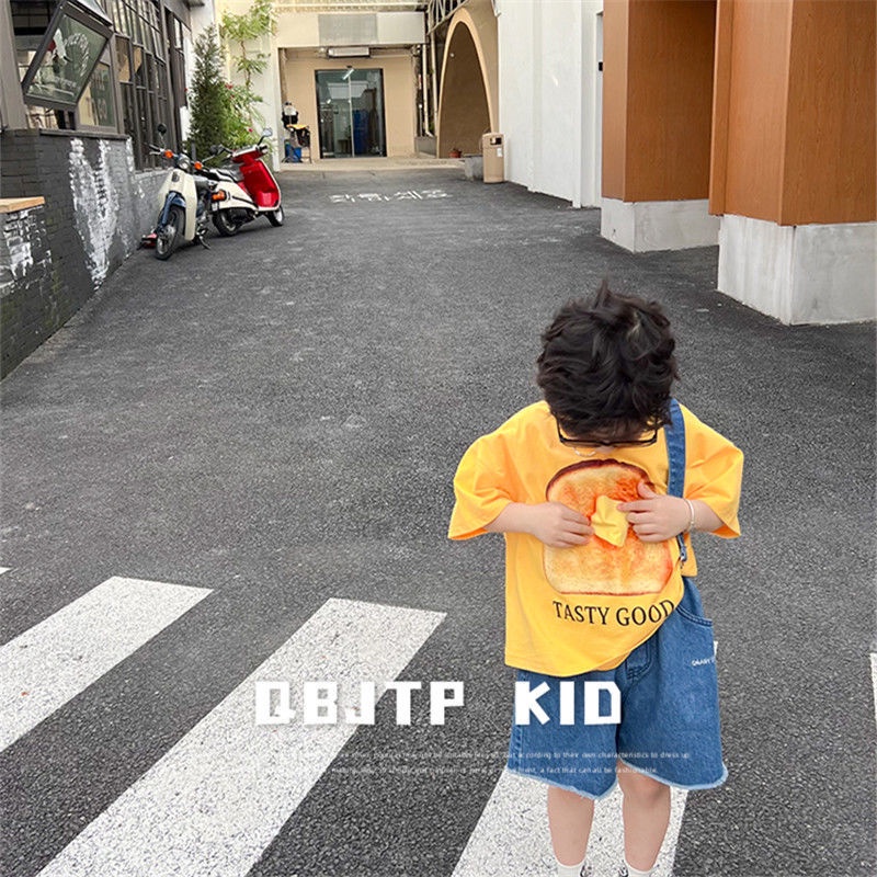 Áo Thun Mỏng Mùa Hè Tay Cộc In Hình Hoạt Hình Thời Trang Mùa Hè Cho Bé Trai 2022