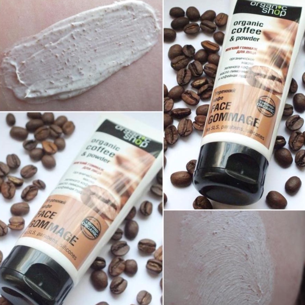 Tẩy da chết mặt Organic Coffee &amp; Powder 75ml dùng cho mọi loại da