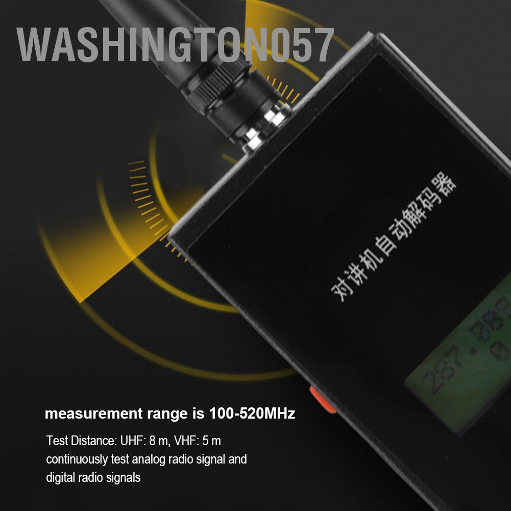 Có thể bán buôn Bộ đếm tần số JK560S cho giải mã bộ đàm Baofeng 1-30w 100-520MHz CTCSS / DCS Antena Washington057 Hàng giao ngay