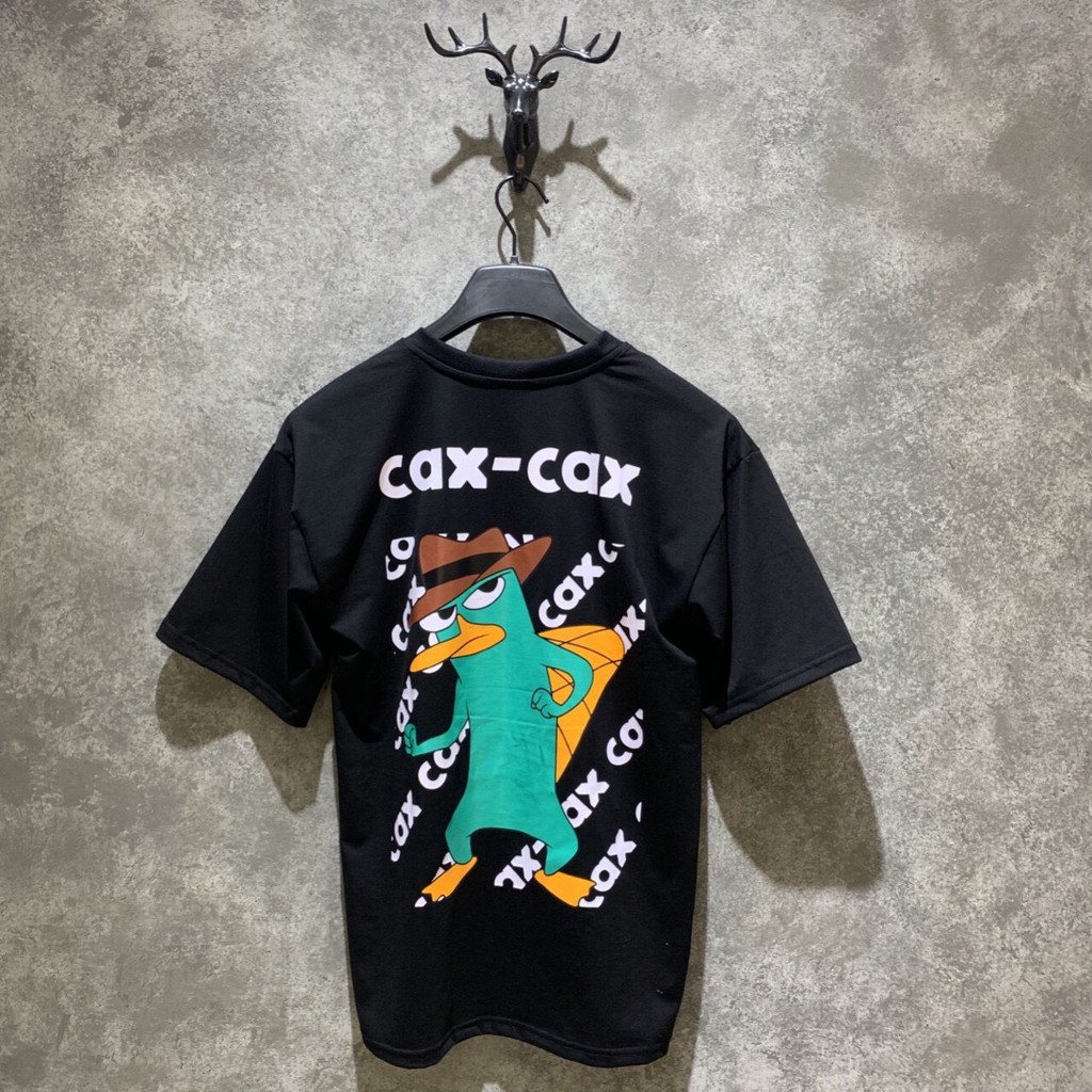 Áo thun unisex form rộng tay lỡ thú mỏ vịt Cax Cax oversize cotton thoáng mát | BigBuy360 - bigbuy360.vn