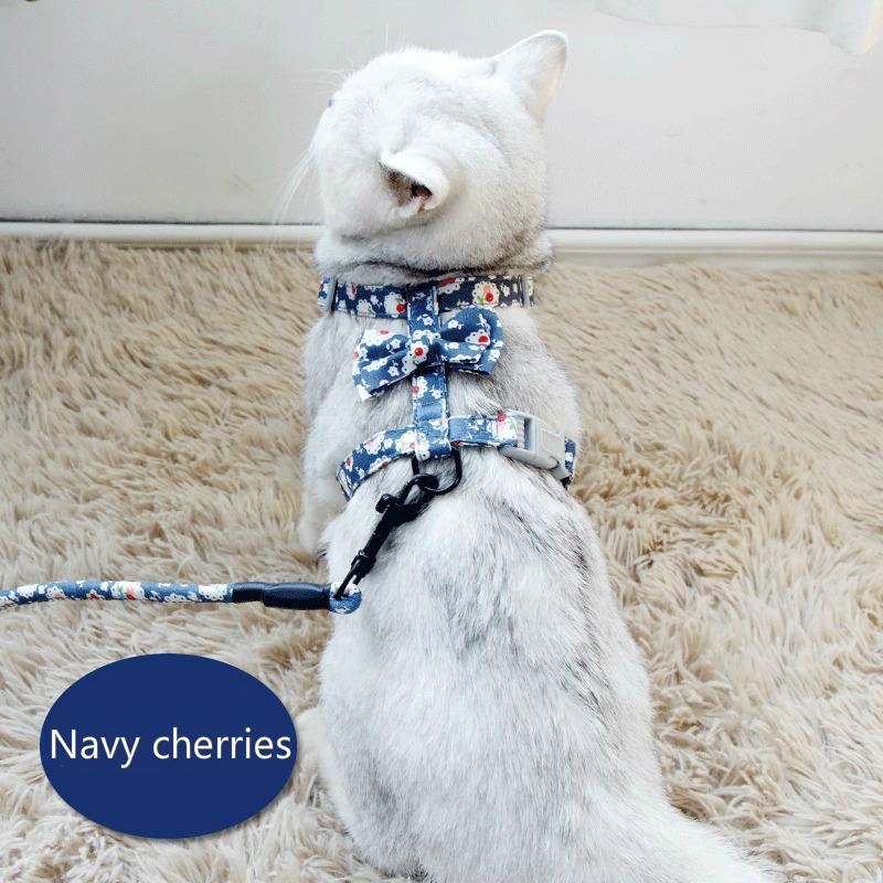 Dây Dắt Thú Cưng Đi Dạo Họa Tiết Dễ Thương Phong Cách Nhật Bản