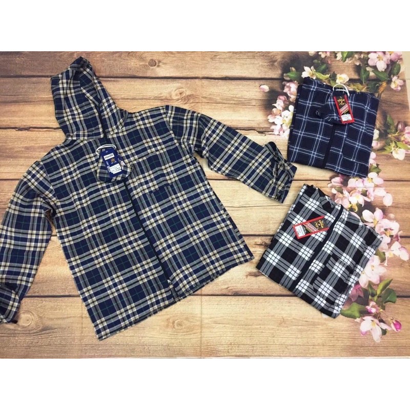 áo nắng kẻ nam 2 lớp | BigBuy360 - bigbuy360.vn