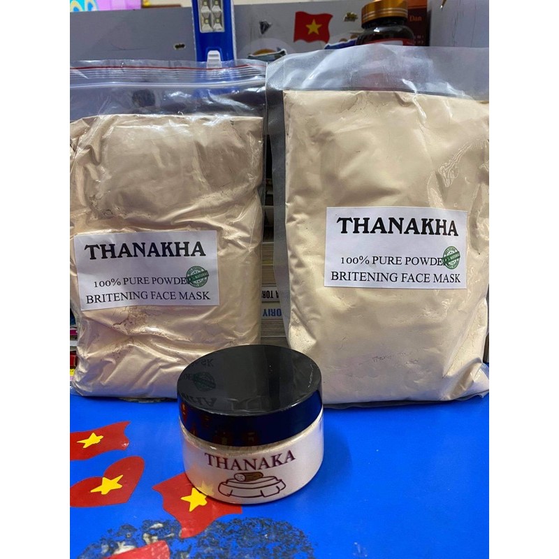 bột Thanaka nguyên chất được mài từ cây Thanaka trên đá Kyauk Pyin