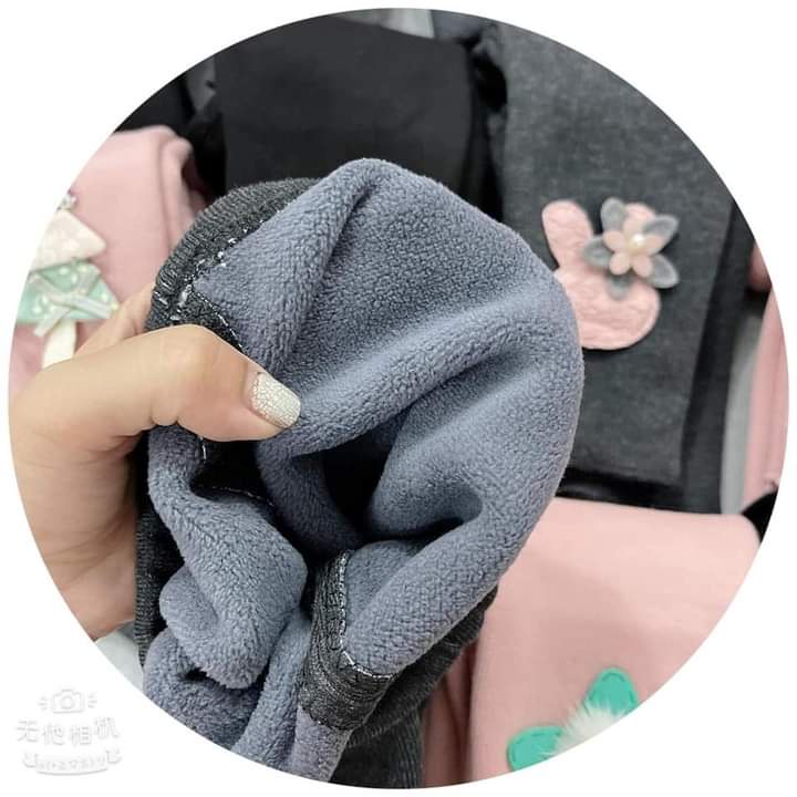 Quần nỉ lót lông Quảng Châu cho Bé Gái size nhỡ từ 8-25 kg.