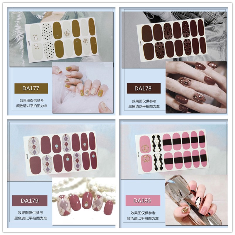 Set miếng dán in họa tiết 3D trang trí móng nghệ thuật DIY | BigBuy360 - bigbuy360.vn