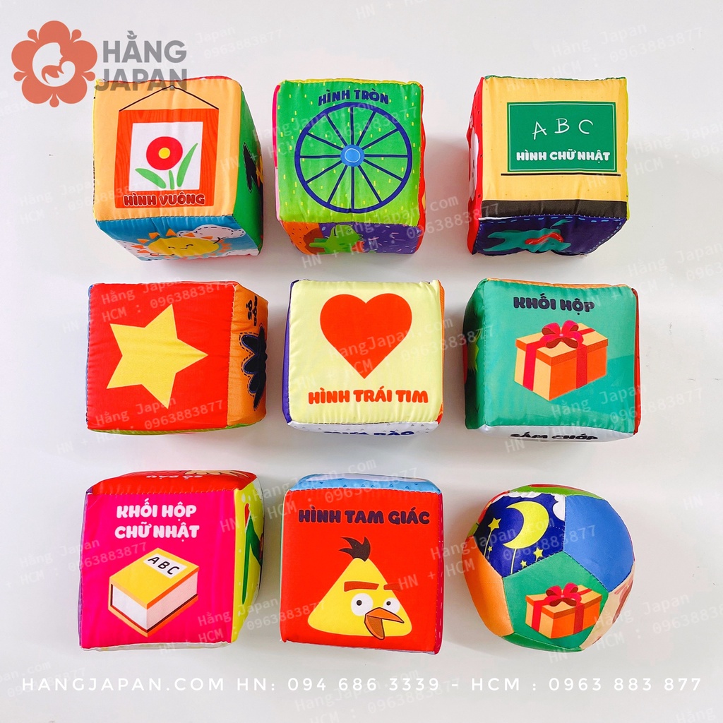 Bộ khối vải xúc sắc Pipo