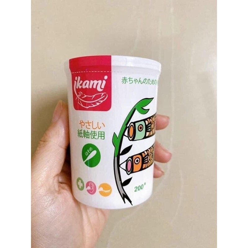 Tăm Bông Kháng Khuẩn Cho Bé Ikami Nhật Bản