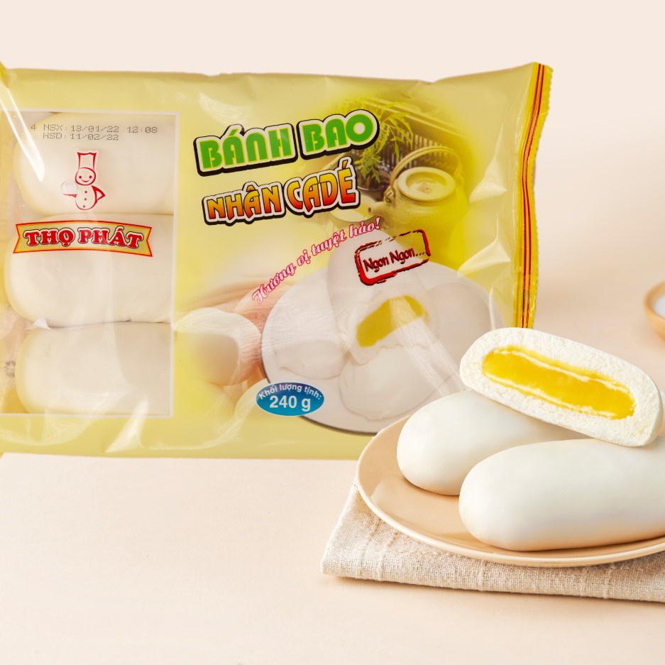Bánh Bao Nhân Ca Dé THỌ PHÁT FOOD 240g