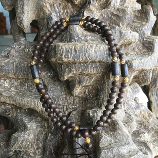 chuỗi hạt đeo cổ mix vàng tĩnh điện