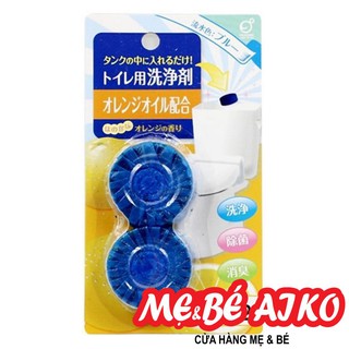 Set 2 viên thả bồn cầu hương cam Hàng Nhật