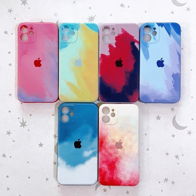 Ốp lưng loang màu  iPhone 7 plus/8 plus/6/6s/7/8/se 2020/X/Xs/11/11 pro Max/Xs Max/12/12 pro Max