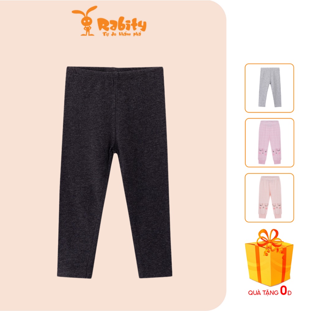 [Mã RABI30 giảm 10% đơn 99k] Quần thun dài legging bé gái Rabity 90718.9876.91756 co giãn