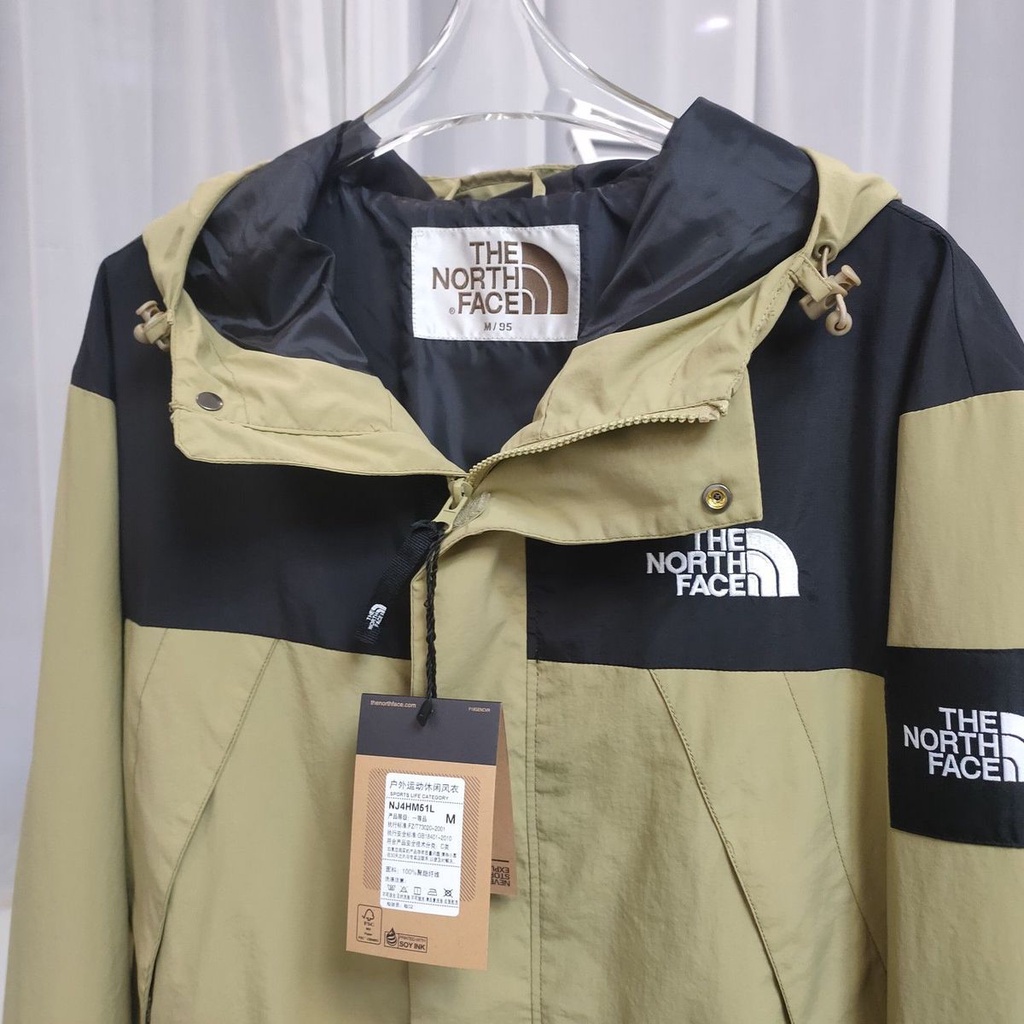 Áo Khoác Thể Thao TNF Chống Thấm Nước Thêu Họa Tiết Cá Tính