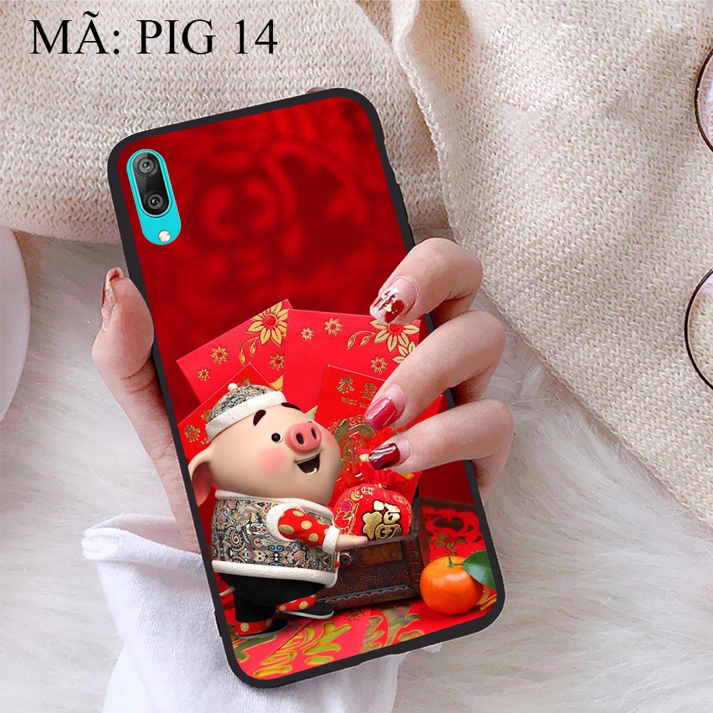 Ốp lưng Huawei Y7 Pro 2019 viền dẻo TPU BST Pig Cute