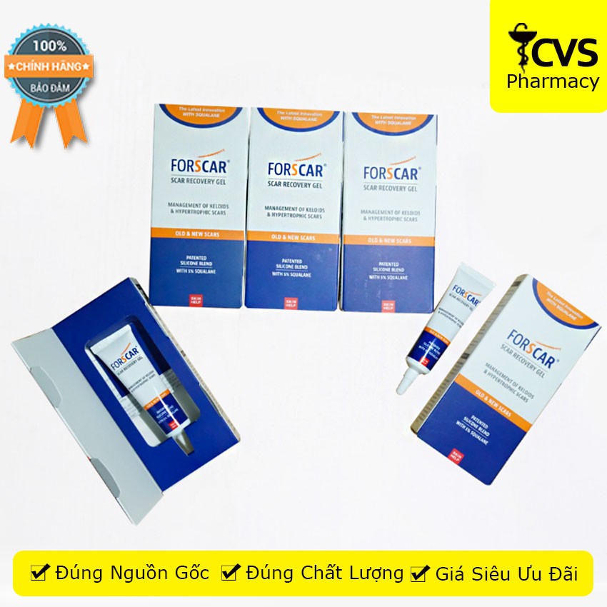 Gel Forscar – Gel Ngừa Sẹo Nhập Khẩu Châu Âu – Tuýp 10ml – cvspharmacy