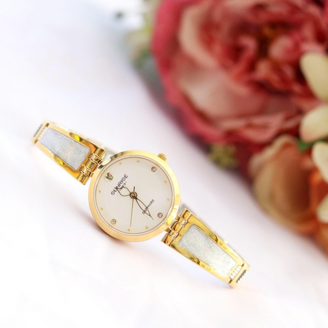 Đồng hồ nữ SUNRISE 9957SA full hộp, thẻ chính hãng, Kính Sapphire chống xước chống nước tuyệt đối | BigBuy360 - bigbuy360.vn