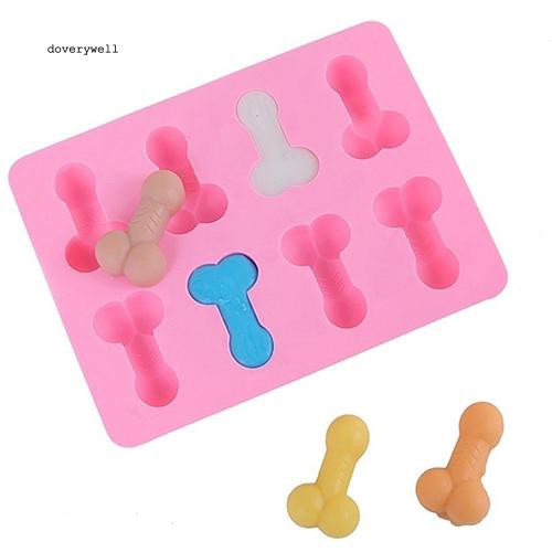 Khuôn Silicone làm bánh / sô cô la trang trí tạo hình dương vật độc đáo