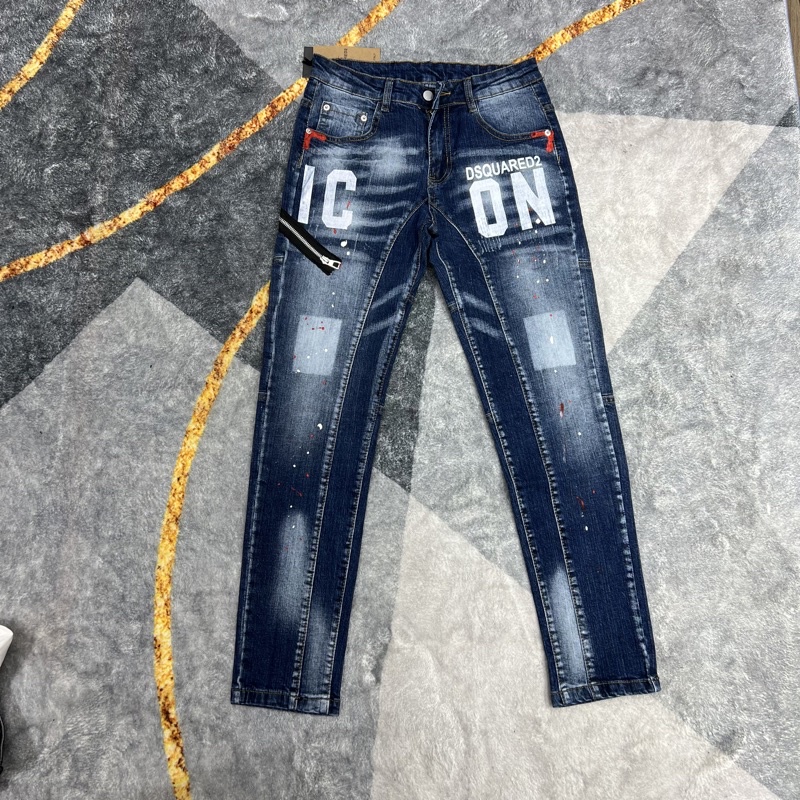 Quần Jean nam thêu kim sa QJ59