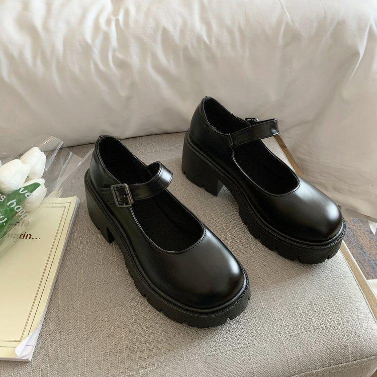 💕💕 Nhật Bản giày Mary Jane dày Soled Lolita cao đẳng JK đồng phục giày | BigBuy360 - bigbuy360.vn