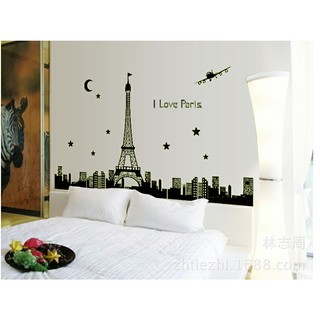 Decal Dán Tường Effeil dạ quang