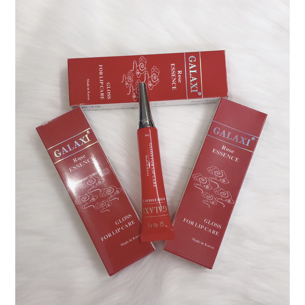 Set 3 tuýt ĐỎ TƯƠI - Dưỡng Kích màu Môi GALAXI 15ml sau phun xăm