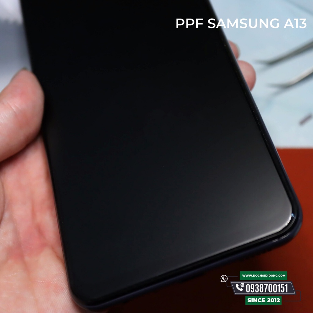 Miếng dán PPF SAMSUNG A13 trong, nhám, đổi màu cao cấp