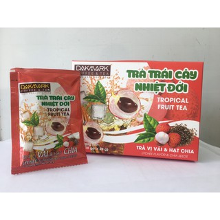 Trà trái cây nhiệt đới vị vải ( 10 tép)