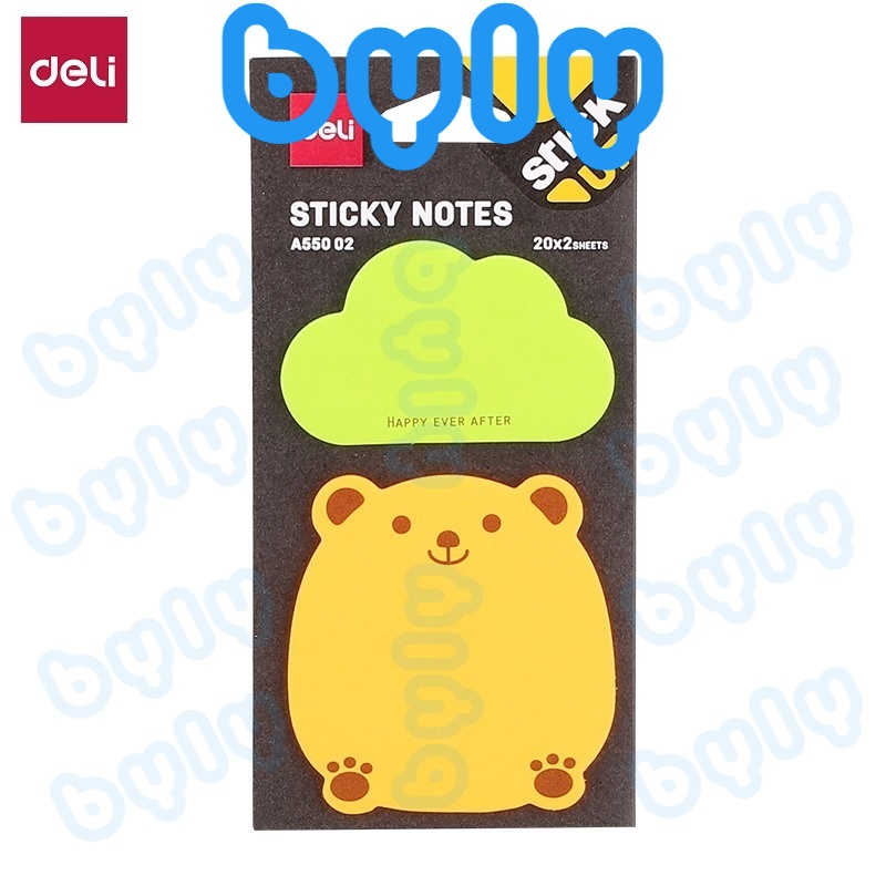 [Ship hỏa tốc] Sticky Notes - Giấy Ghi Chú Hình cute DELI | A55002 - ByLy Store